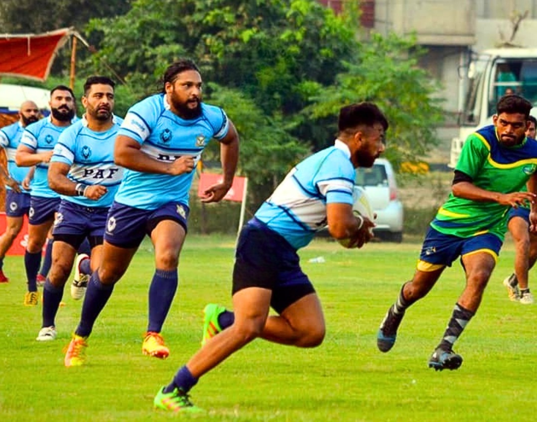 PAF Sherdils — Pakistan Air Force rugby team in BOOMFA kit.